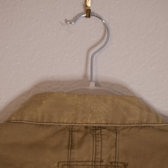 Romeo & Juliette Size L Jacket Embroidered Metal Buttons Faded Olive Green - Picture 10 of 12